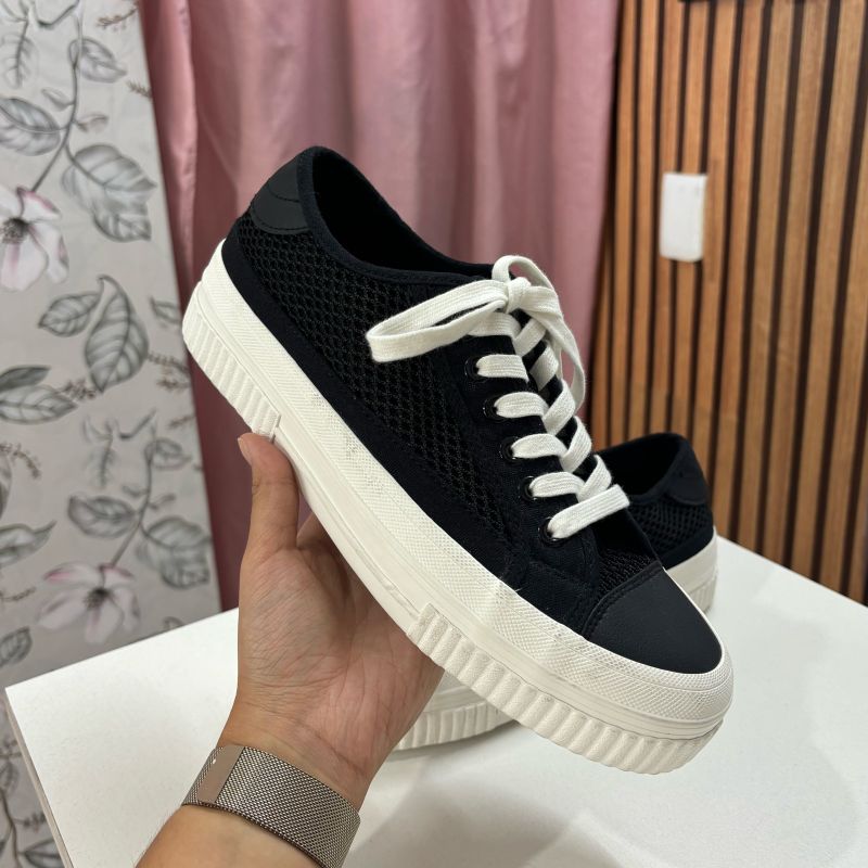 Tenis plataforma zara sale