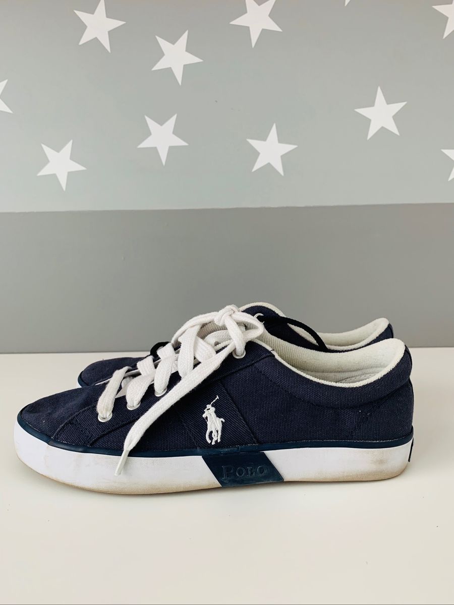 tenis polo azul marinho
