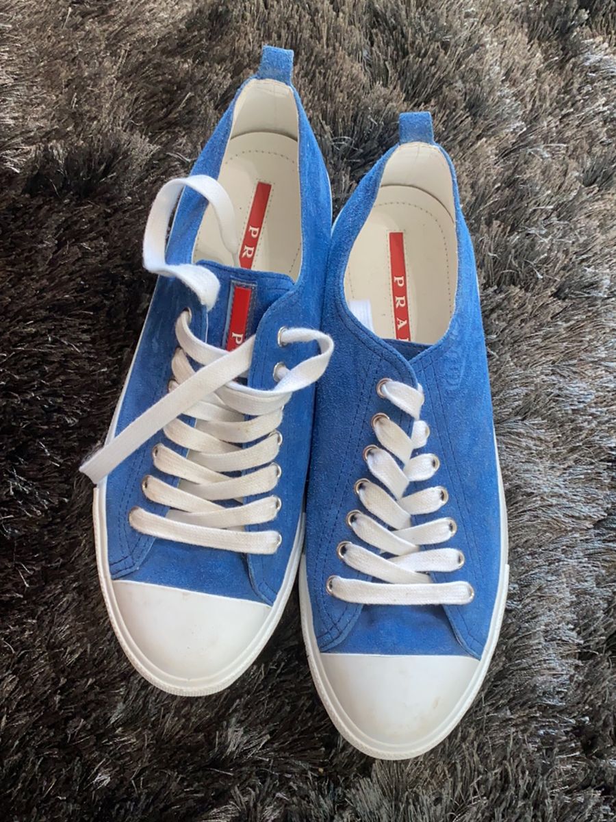 tenis prada azul