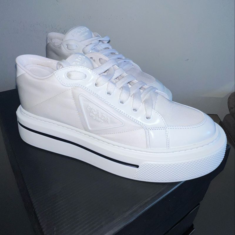Tênis Prada Branco Tênis Feminino Prada Usado 76902272 enjoei