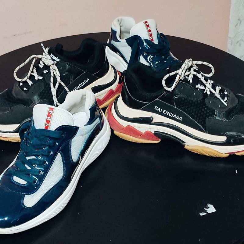 Tenis Prada e Balenciaga. Tenis Masculino Prada E Balenciaga Usado 104937690 enjoei