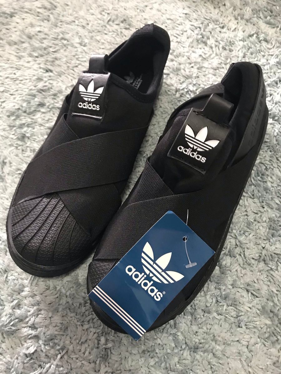 slip on todo preto adidas