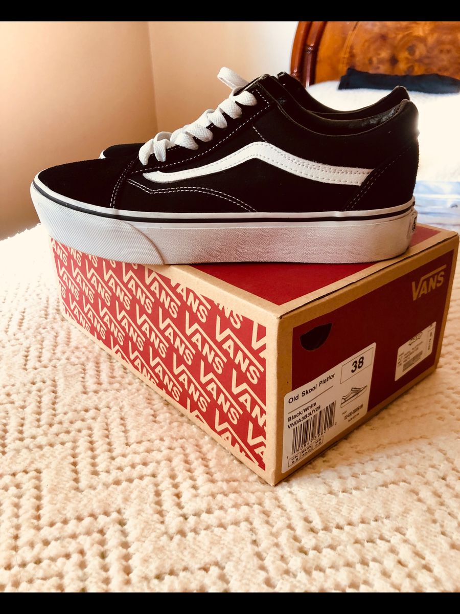 tenis vans feminino sola alta