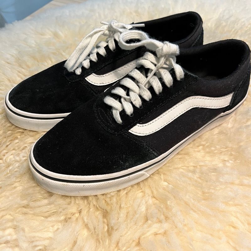 Tenis Preto e Branco Vans 35, Tênis Feminino Vans Usado 93887128