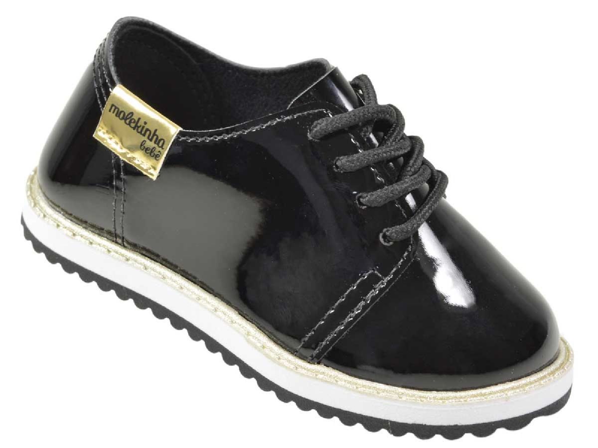 tênis preto molekinha