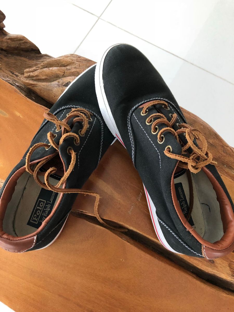 tenis de couro polo