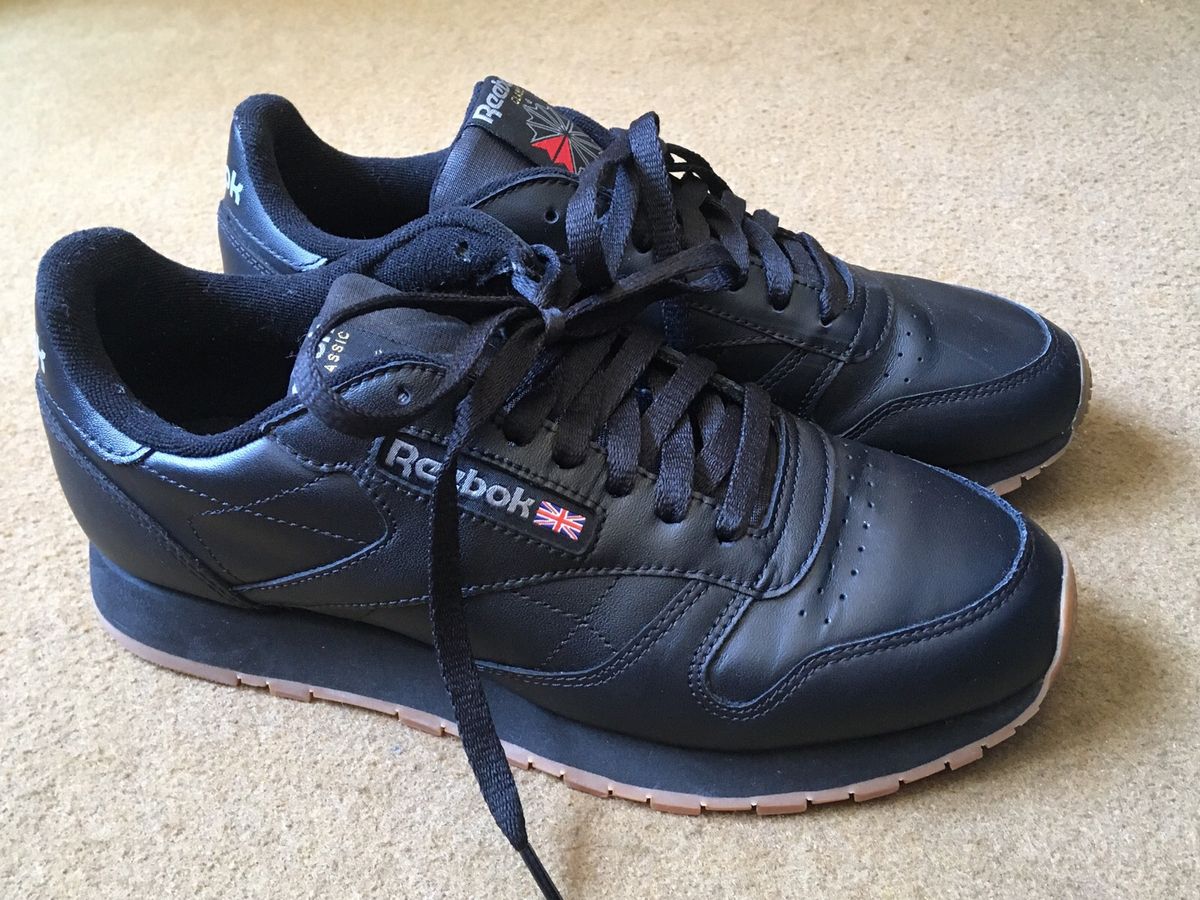 reebok classic leather preto