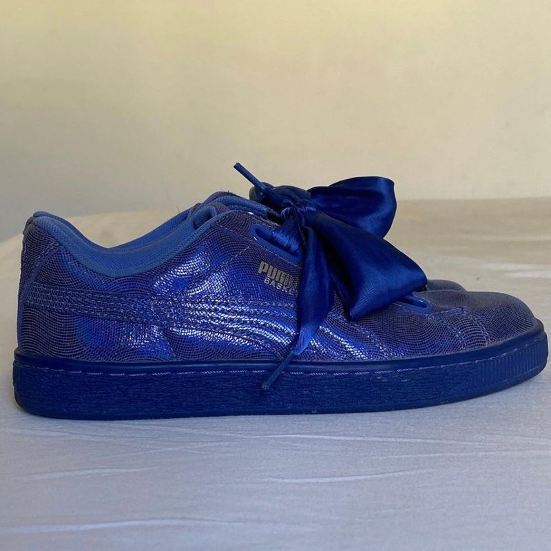 Puma basket online azul