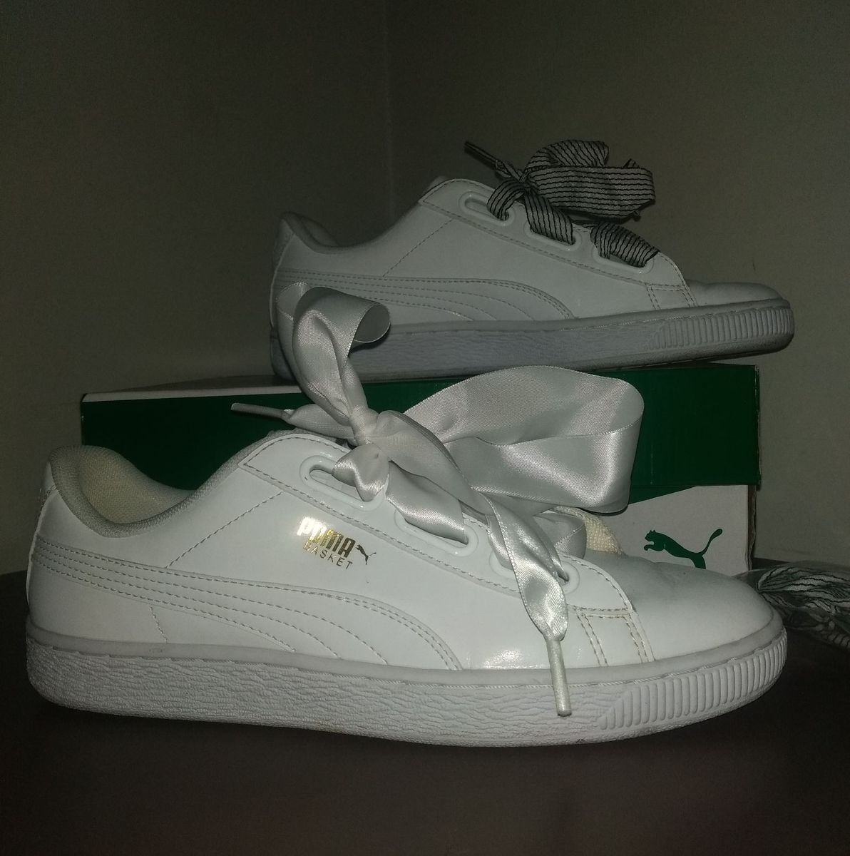 tenis puma com fita