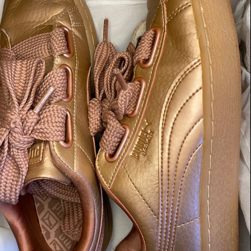 Tenis Puma Basket Heart Copper Puma Usado 91290850 enjoei