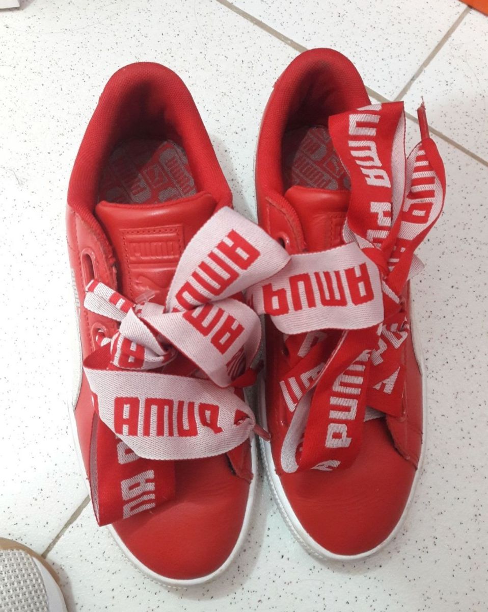 Puma basket sale heart vermelho