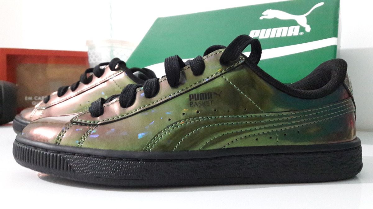 tênis da puma feminino brilhoso