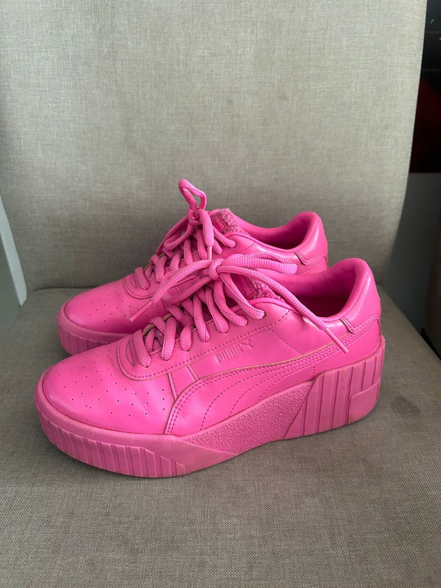 Tênis Puma Cali Wedge Pink Puma Usado 97701632 enjoei