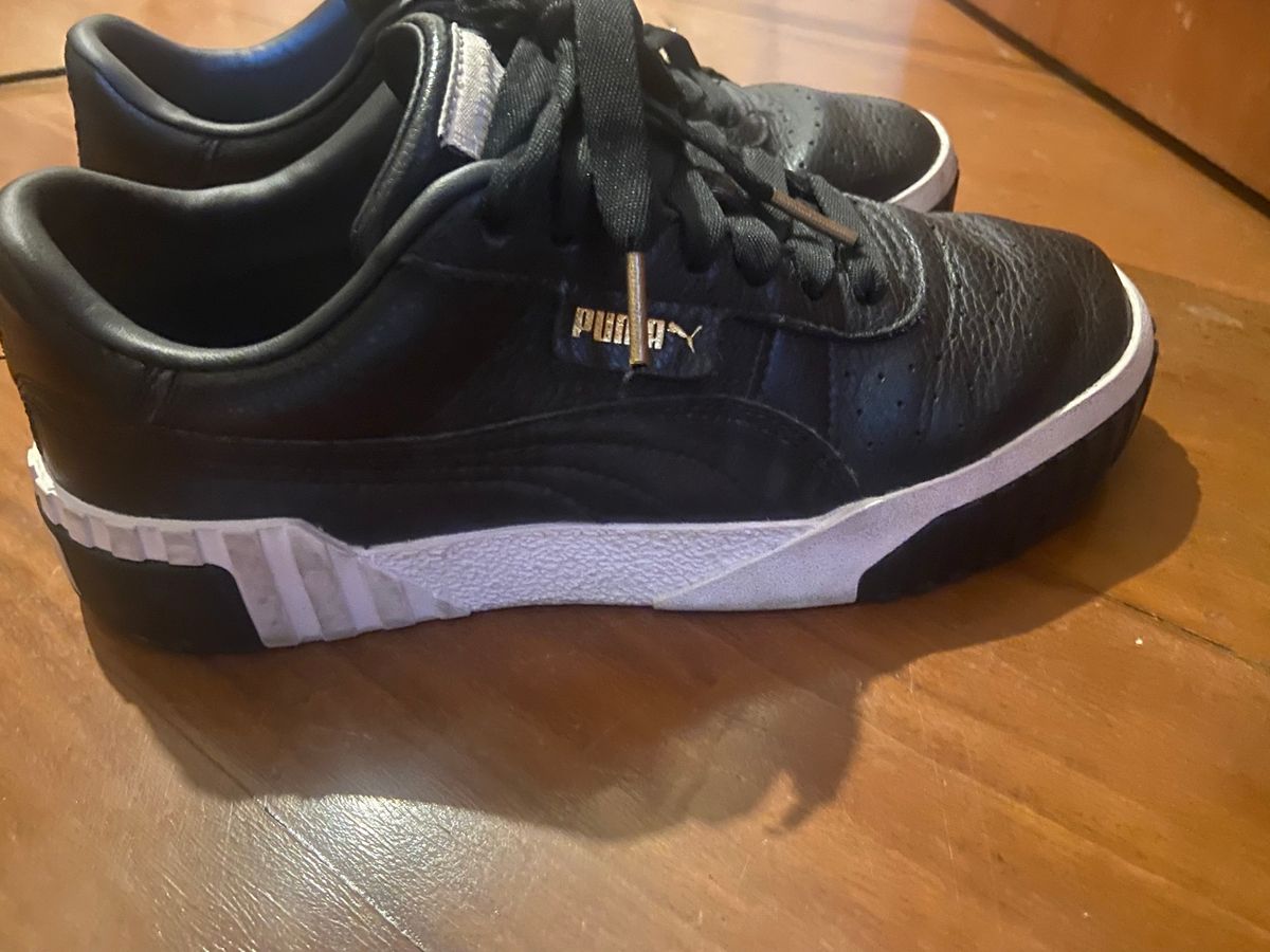Tênis Puma Cali Wns Preto e Branco Tênis Feminino Puma Usado
