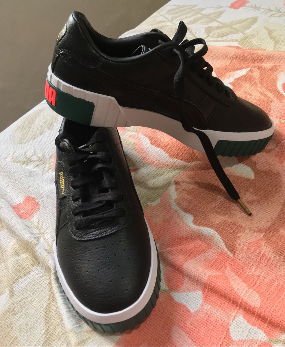 tenis puma masculino de couro