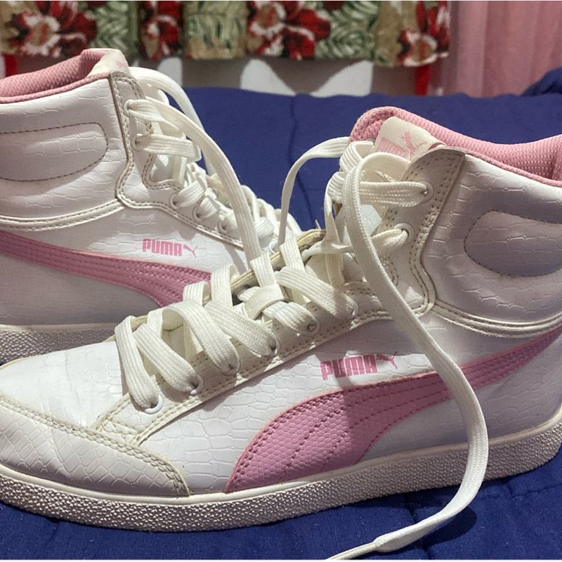 Tênis Puma Cano Alto Puma Usado 109578677 enjoei