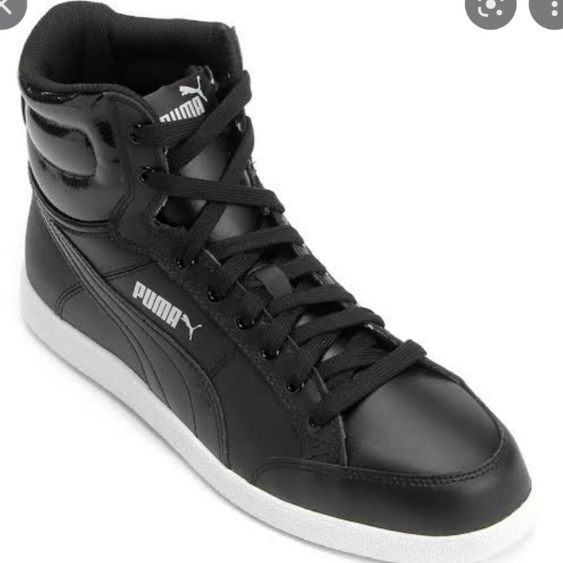 Botinha Puma Feminino Cano Alto Tenis Puma Cano Alto Classic