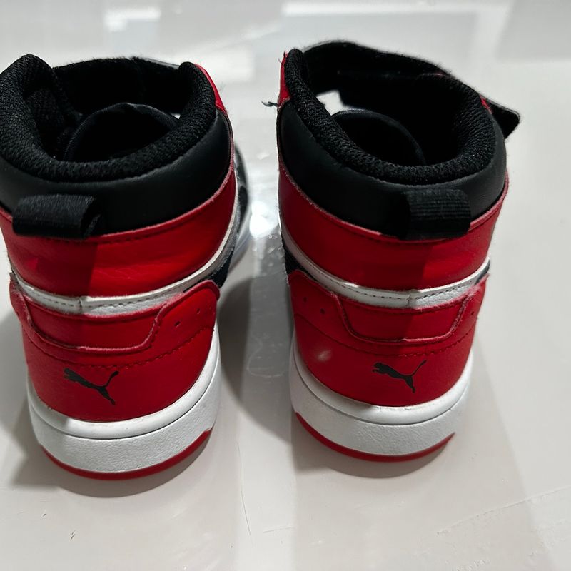 Tênis Puma Cano Alto Infantil Puma Usado 106977603 enjoei