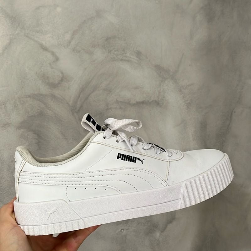 Puma Carina Bold Branco Tênis Puma Carina Bold Original Calçados