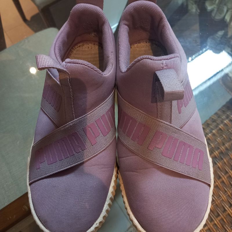 Tenis Puma Carina Slip Lilás sem Cadarco Puma Usado 102997734