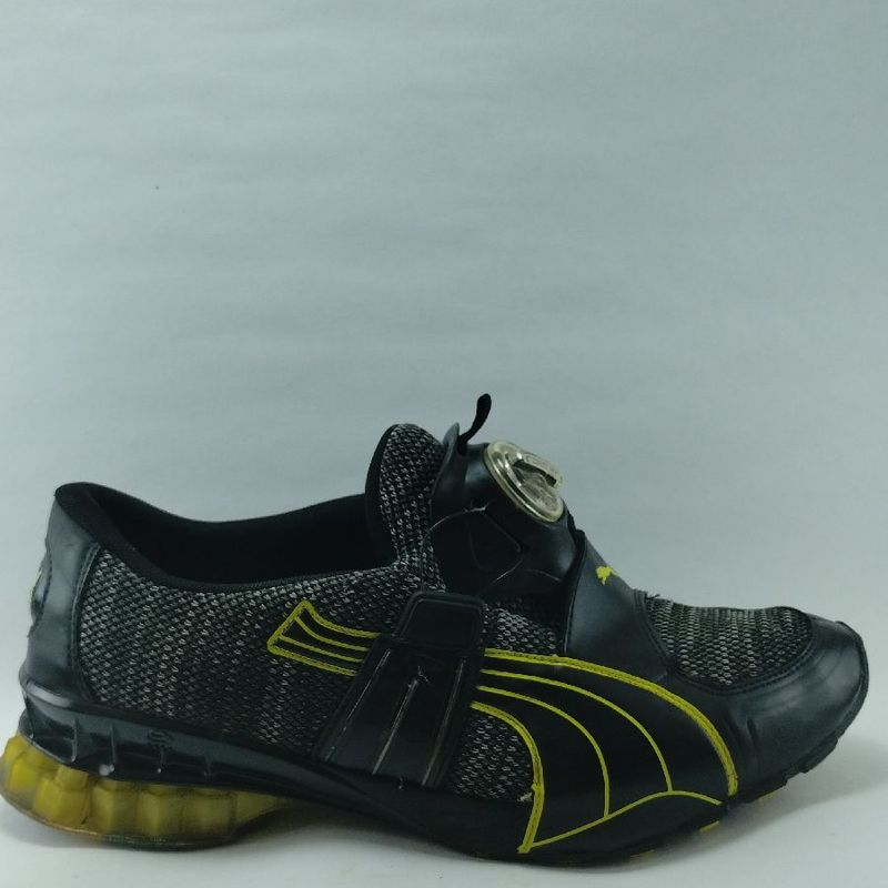 Puma disc preto e amarelo best sale