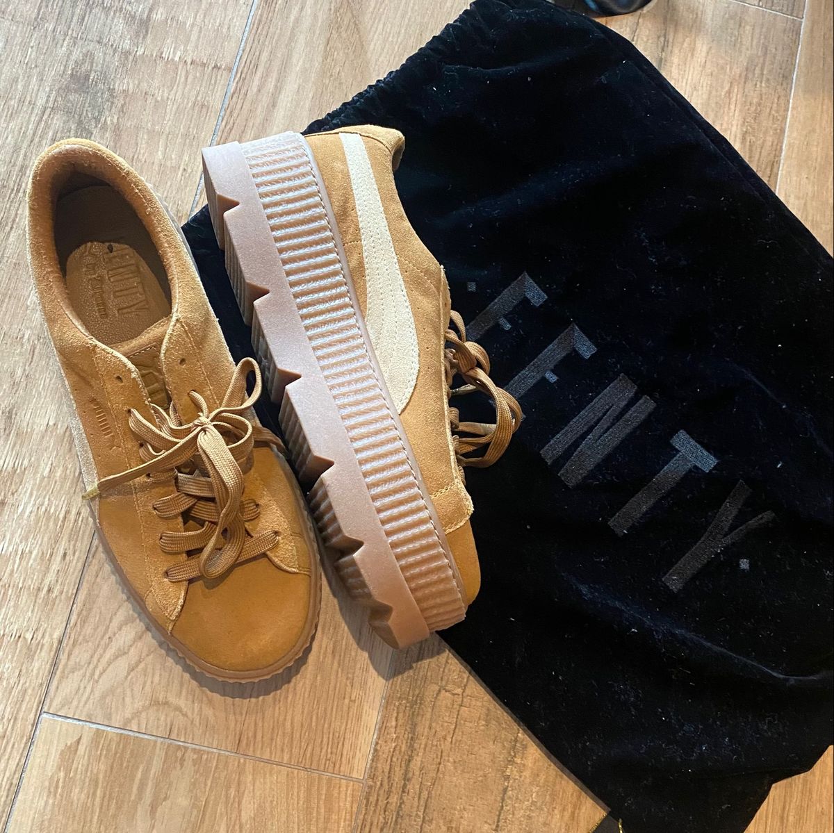 T nis Puma Cleated Creeper Suede Masculino Fenty By Rihanna Solado