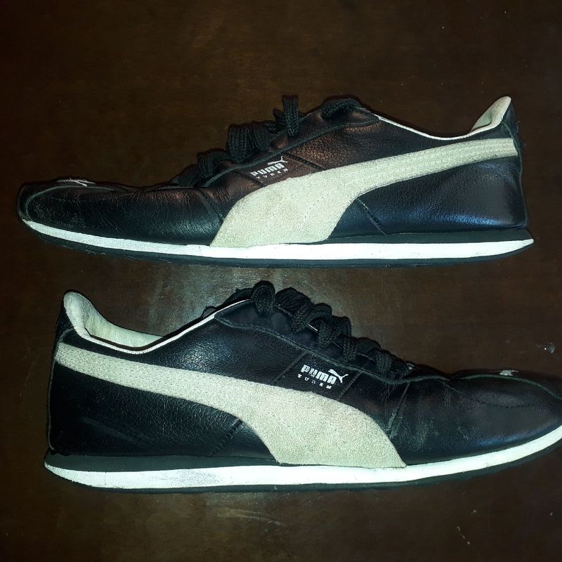 Puma couro hot sale