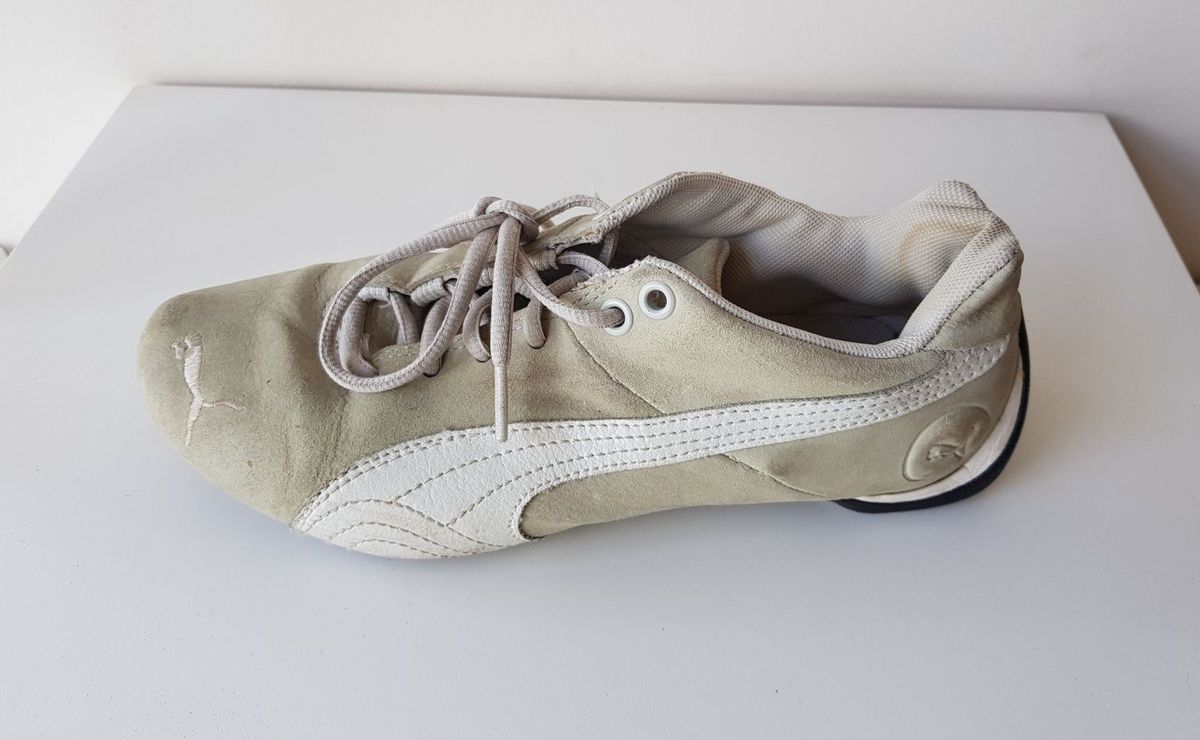 tenis da puma de camurça