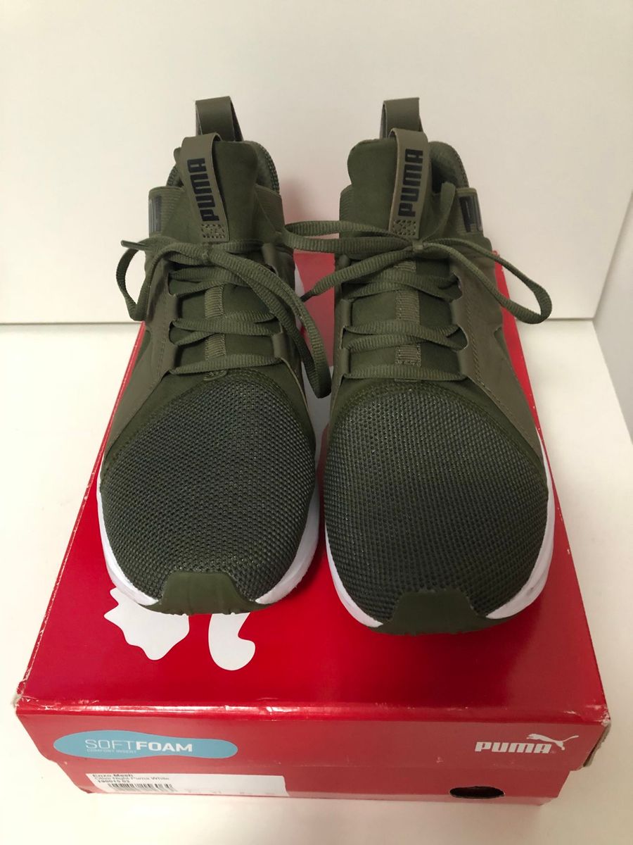 tenis puma masculino verde