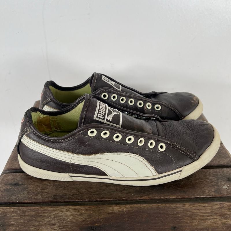Tênis Puma Feminino Anos 2000 Vintage Marrom Original Tamanho 38  Tênis Feminino Puma Usado 112091732 enjoei