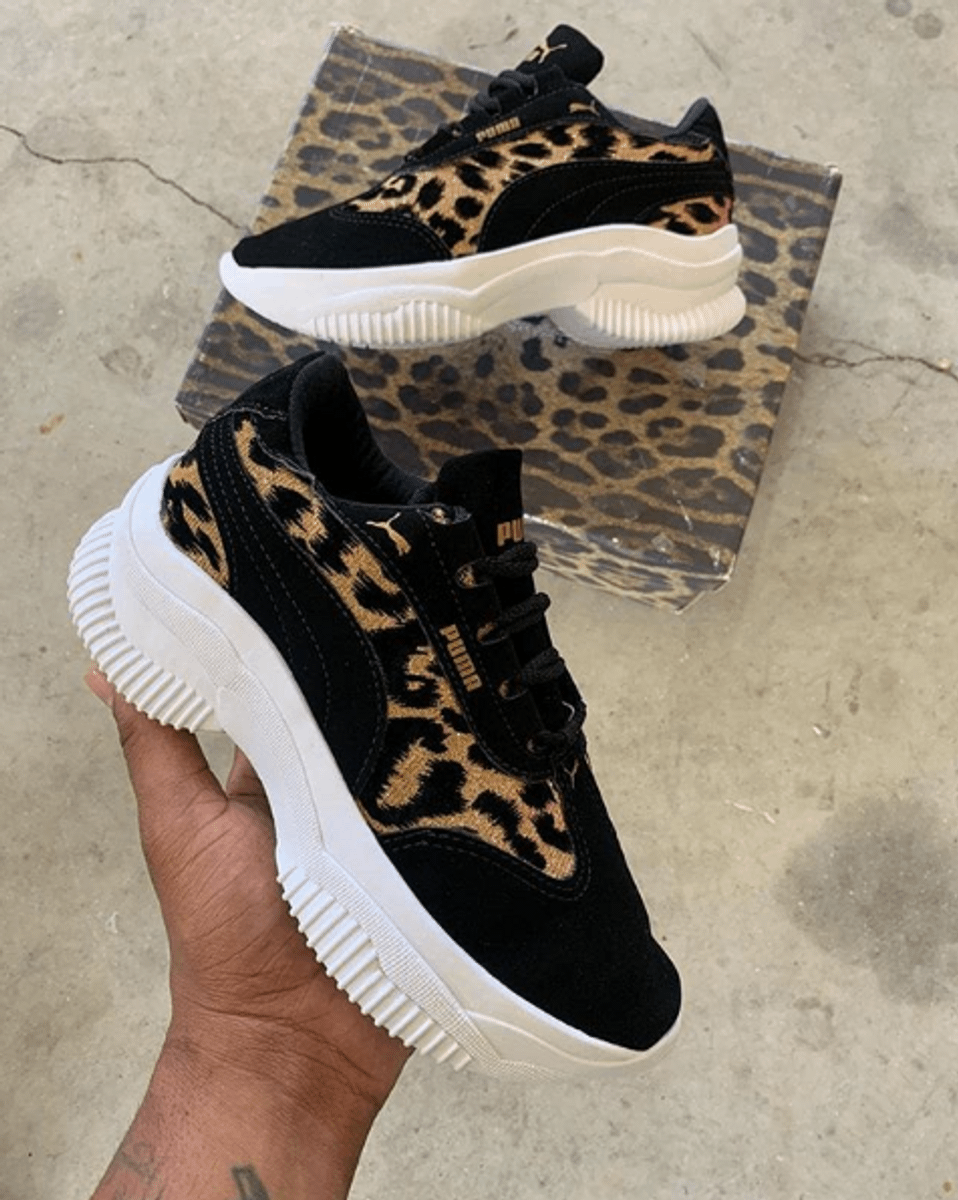 tenis animal print feminino