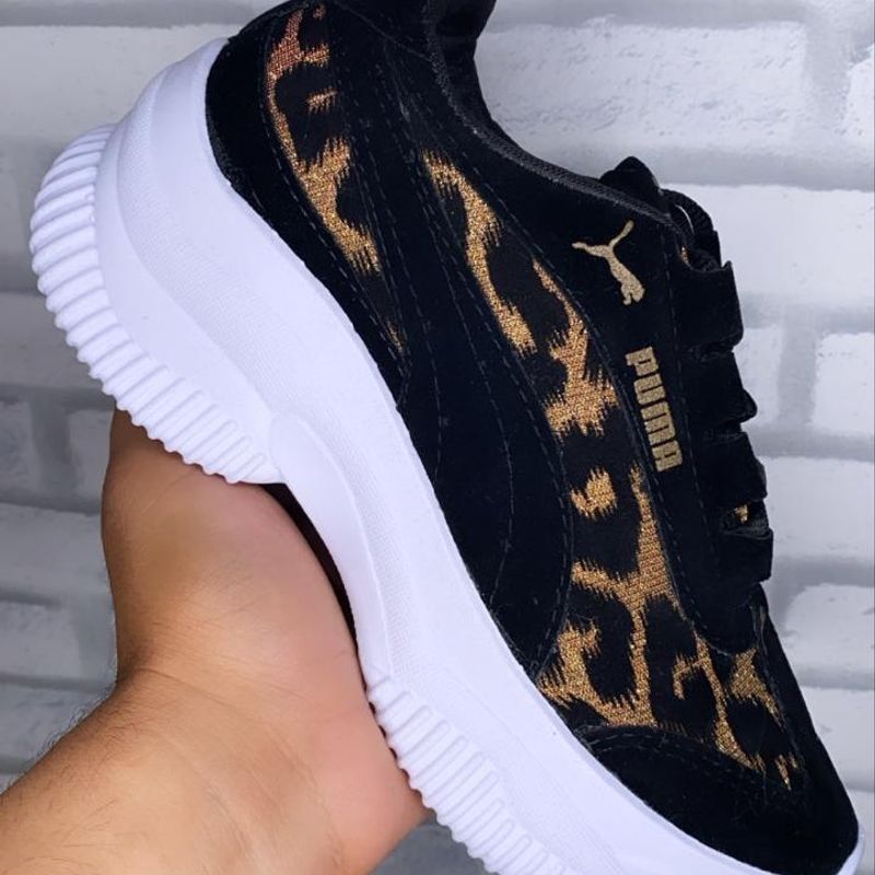 Tênis Puma Femme Plataforma Onça Animal Print 39 Super Confortavel e Macio  | Tênis Feminino Puma Nunca Usado 48344749 | enjoei