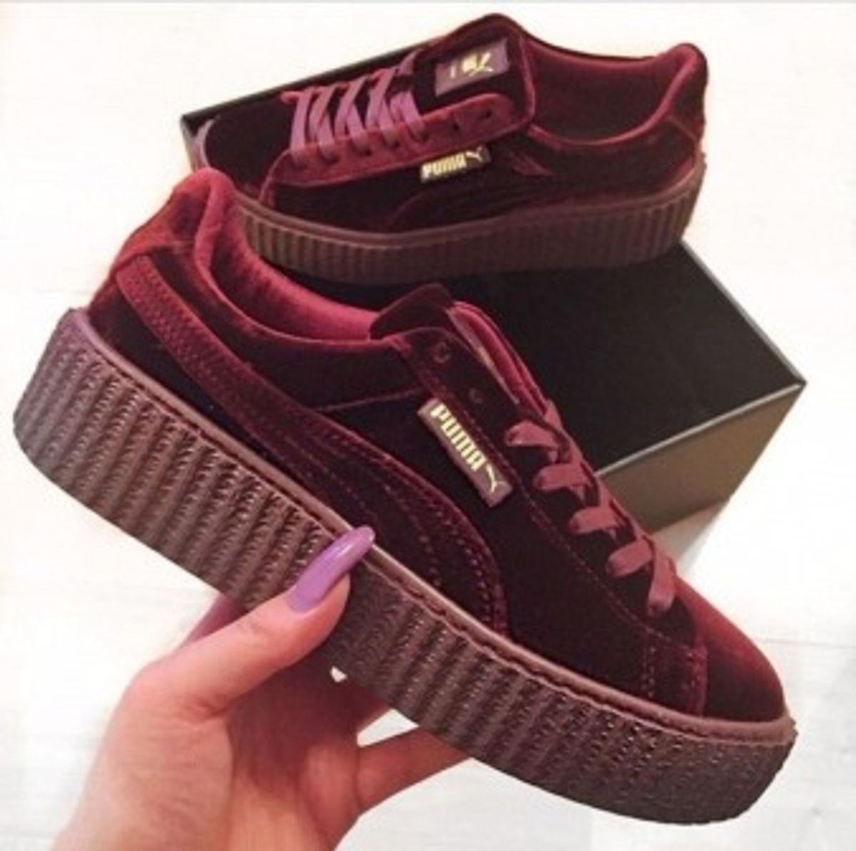 puma fenty bordo