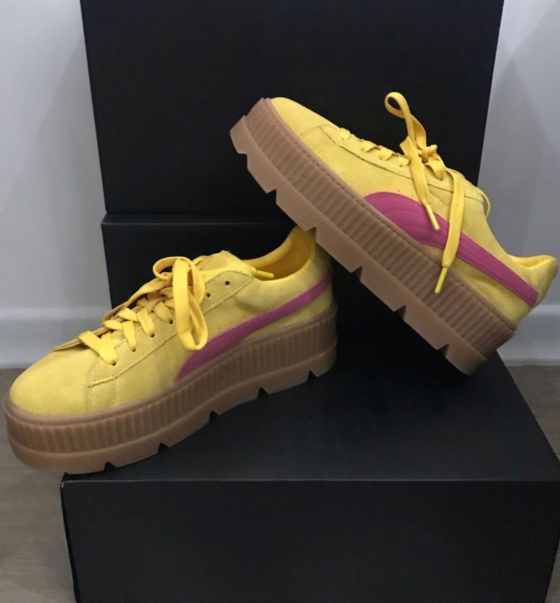 puma fenty amarelo