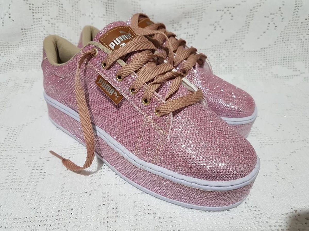 tenis puma fenty rihanna rosa