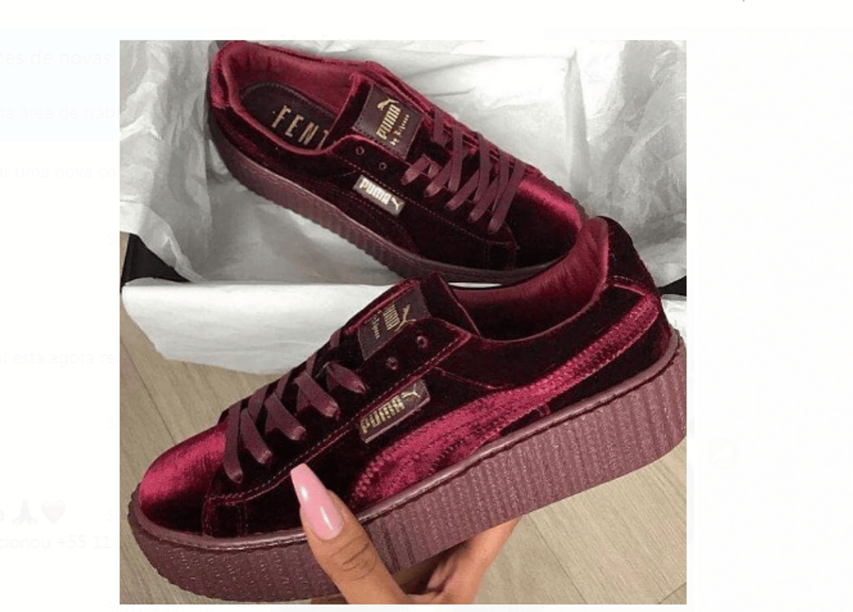 tênis puma rihanna