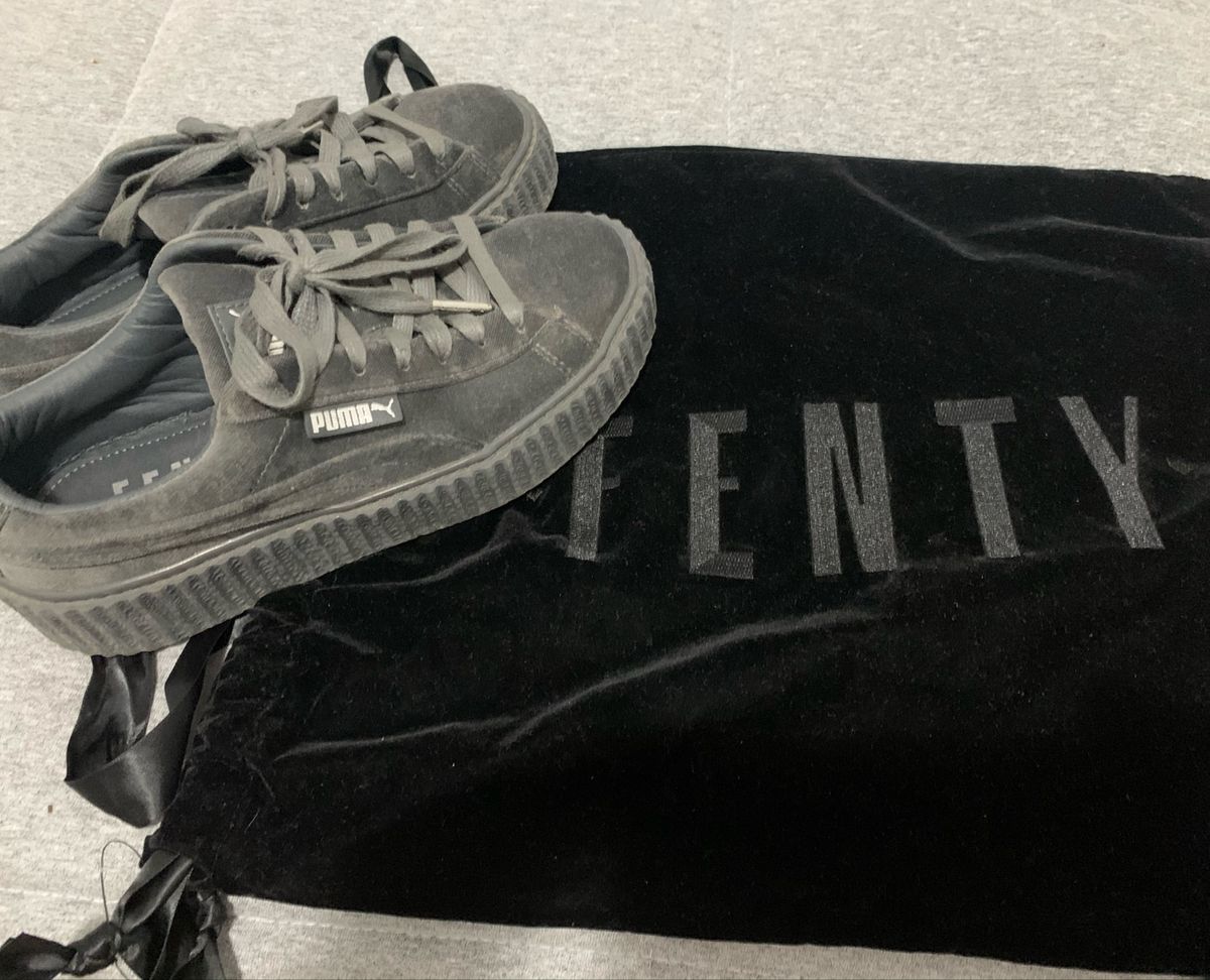 tenis puma rihanna cinza