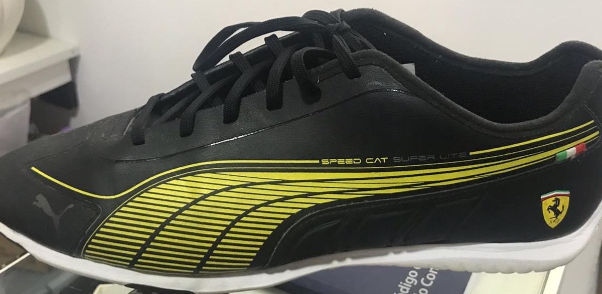 tenis puma ferrari amarelo