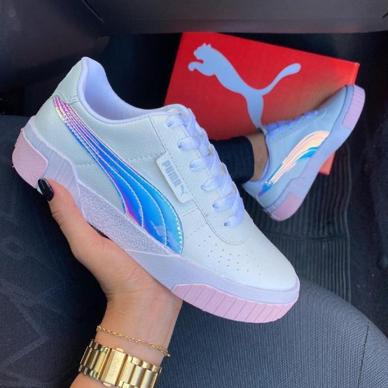Tênis Puma Holográfico Tênis Feminino Puma Usado 43944217 enjoei