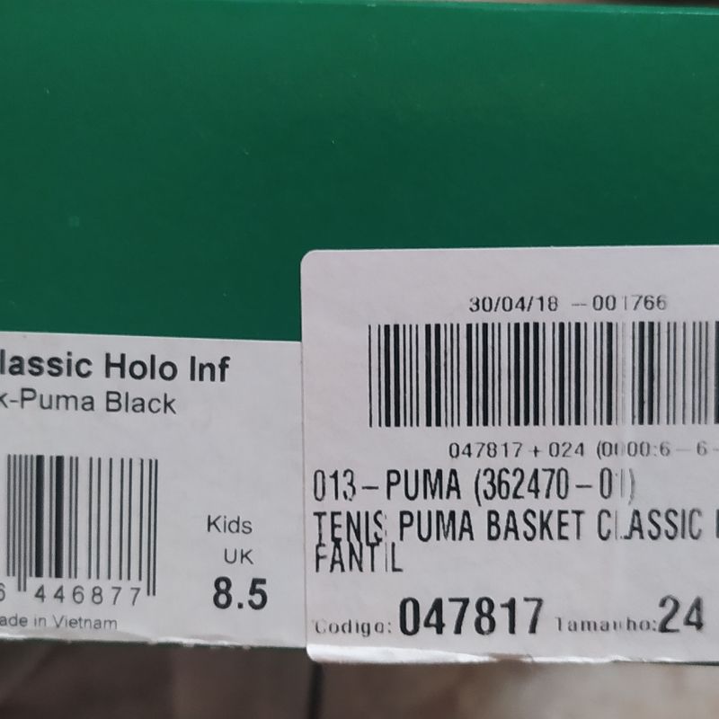 Tênis puma best sale classic holográfico verde