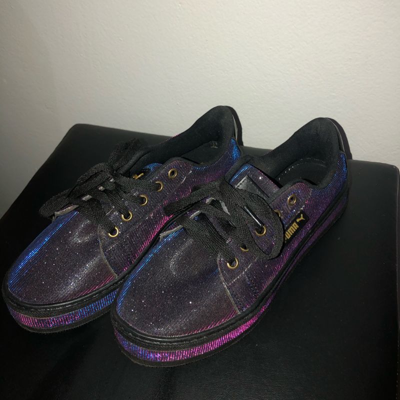 Tênis Puma Holográfico Furta-cor Tênis Feminino Puma Usado 53114444  enjoei