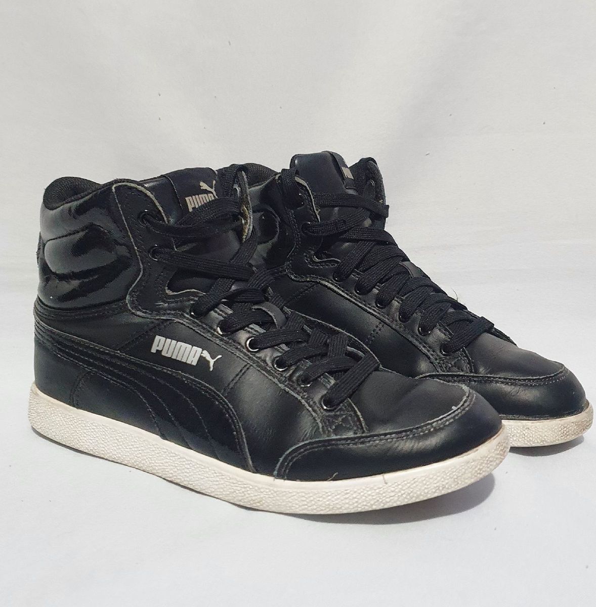 Tenis puma ikaz clearance mid classic preto