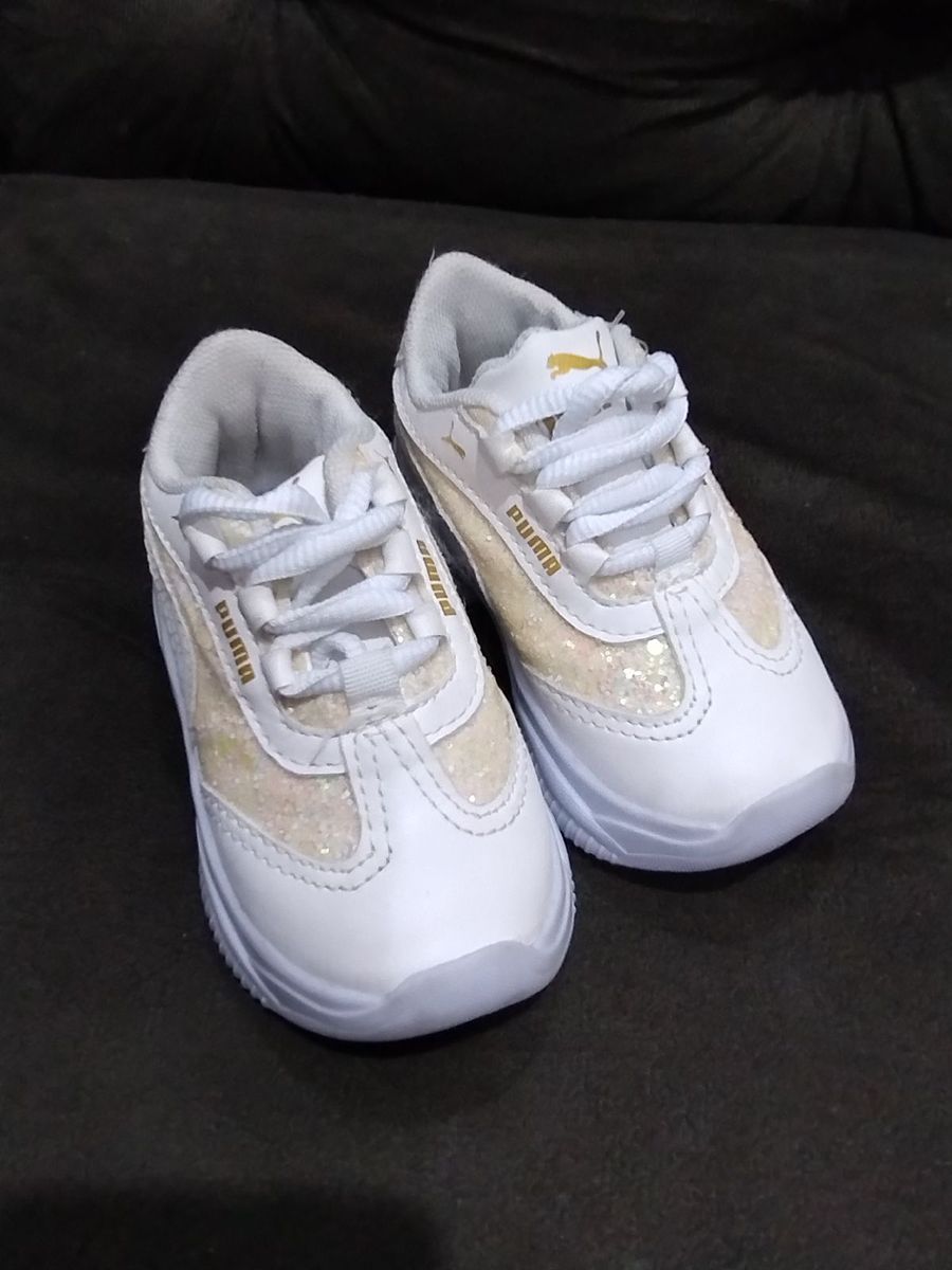 Tenis puma clearance infantil com glitter