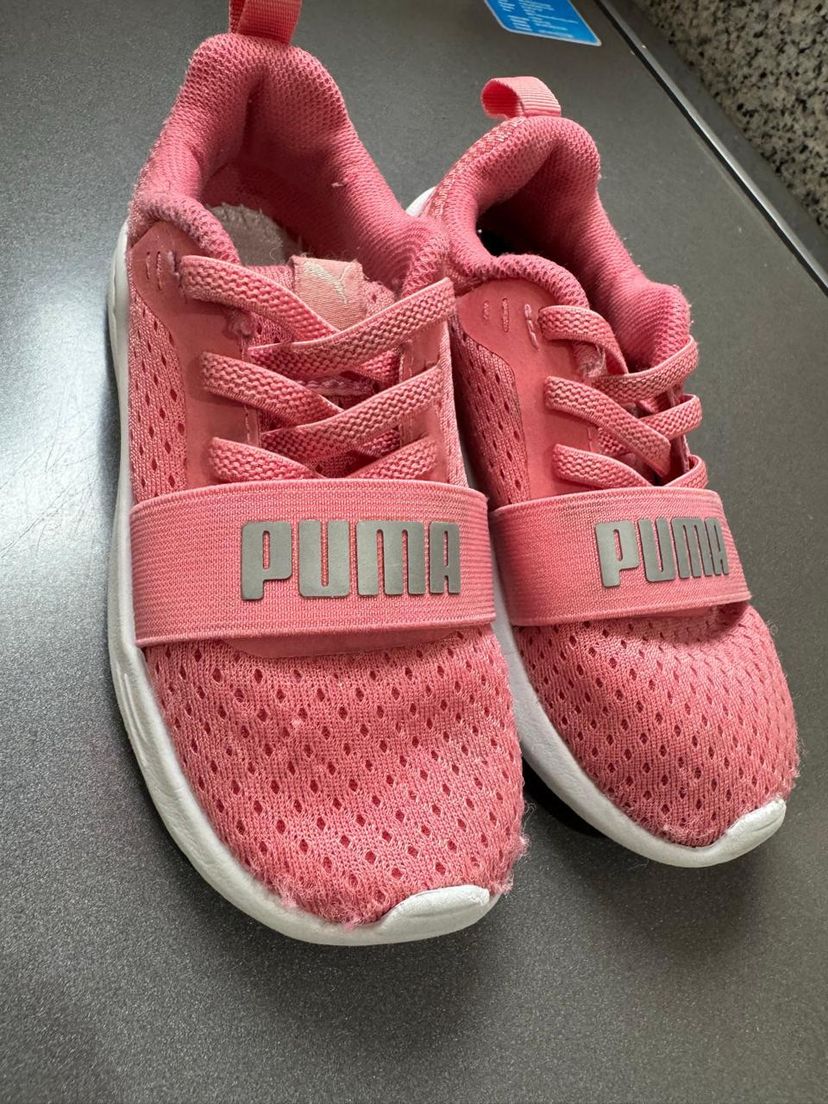 Tênis Puma Infantil Rosa 24 | Calçado Infantil para Meninas Puma Usado ...