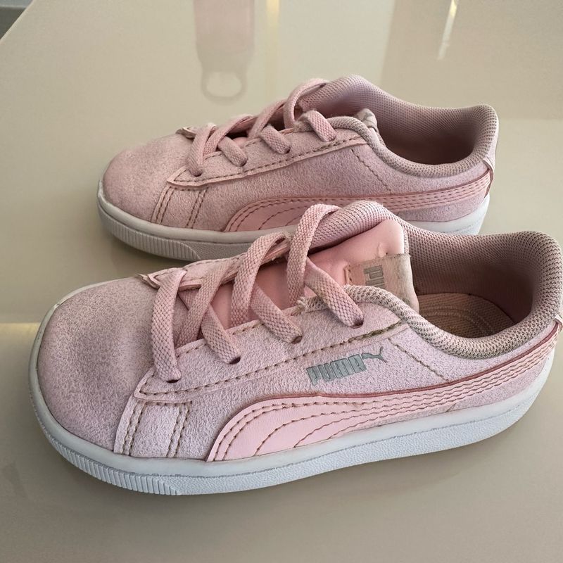 Tênis Puma Infantil Rosa Claro Puma Usado 111958433 enjoei - Main Image