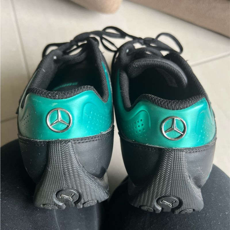 Tenis couro 2024 puma mercedes