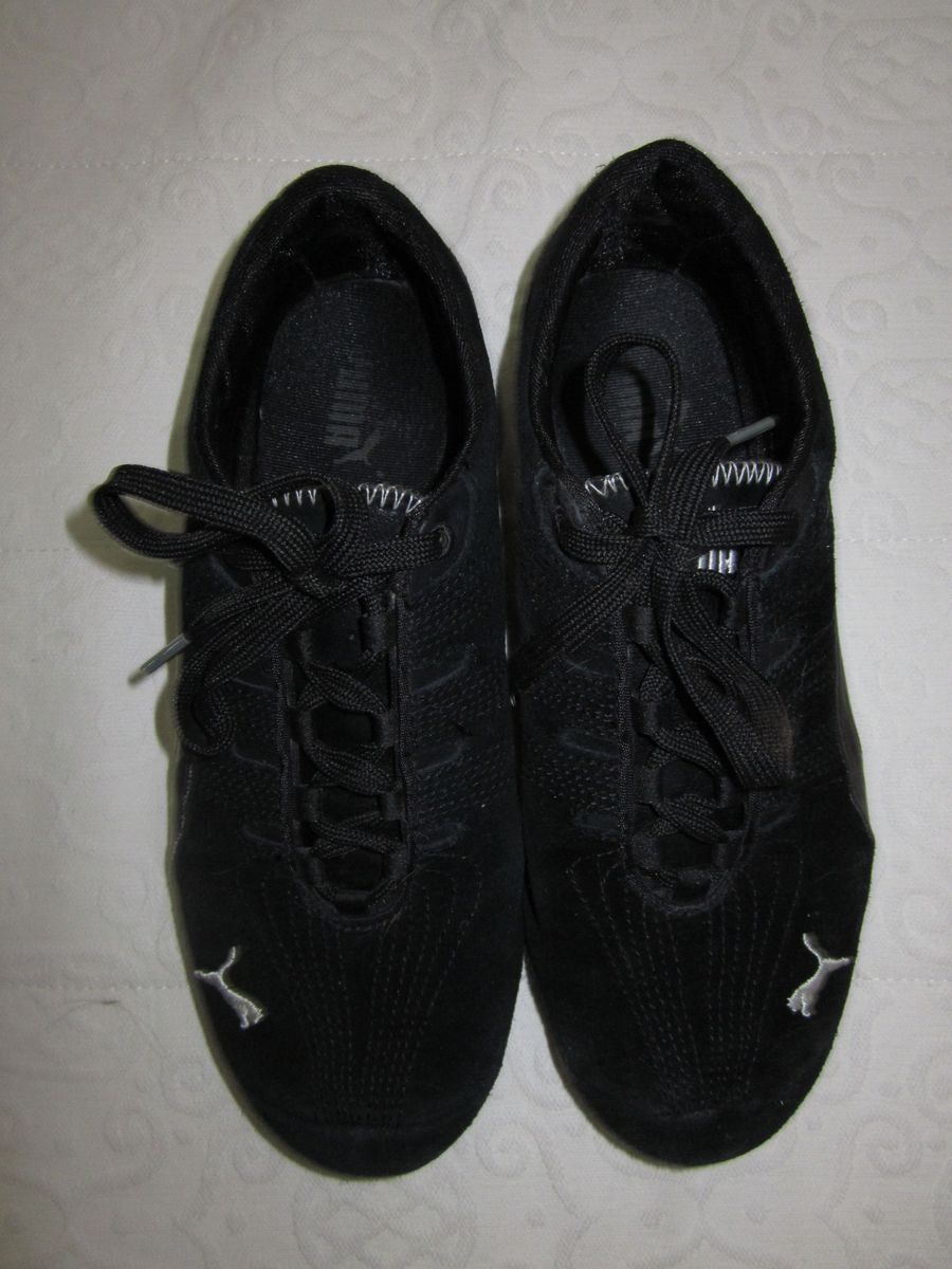 Tenis puma feminino preto hot sale camurça