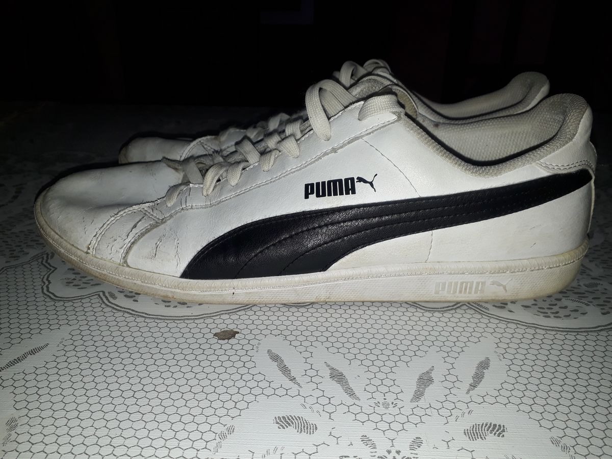 Tenis puma hot sale de couro legitimo