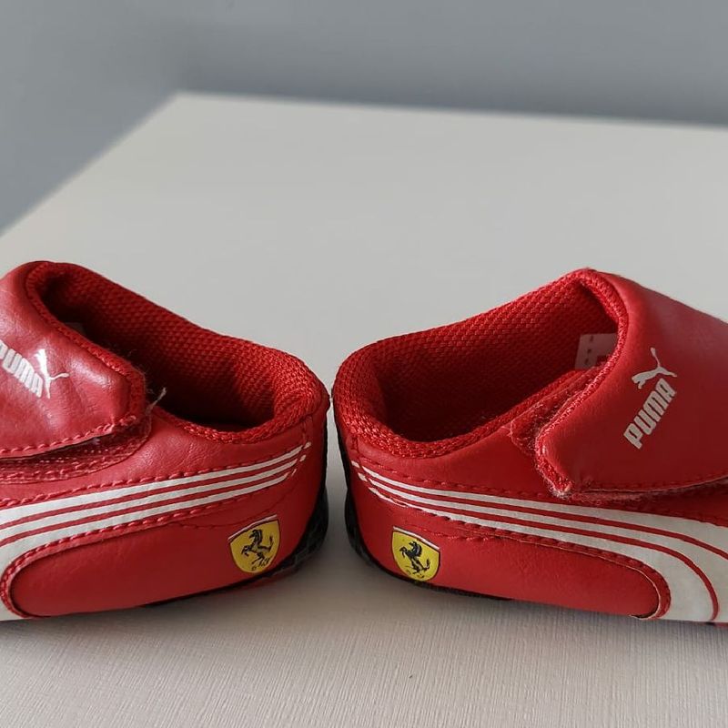 Tênis Puma Original Ferrari de Velcro para Bebês Tamanho 15 Calçado  Infantil para Bebê Puma Usado 74147879 enjoei
