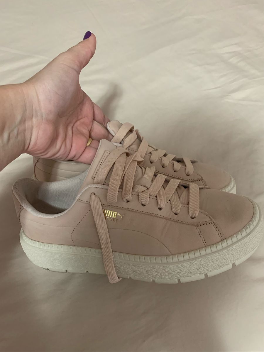 tenis puma platform trace